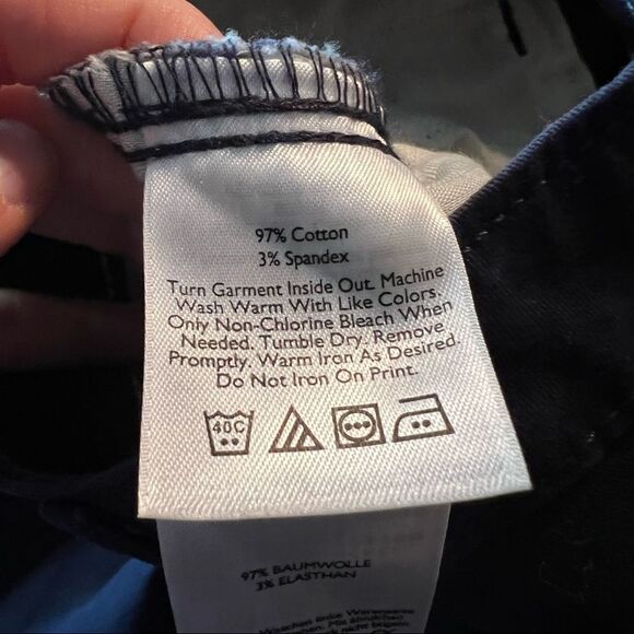 NWT! Eddie Bauer navy boyfriend fit pants‎ - Picture 7 of 12